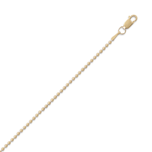 1420 Gold Filled Bead Chain 1.5mm